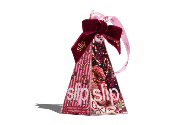 Candy Cane Scrunchie Ornament