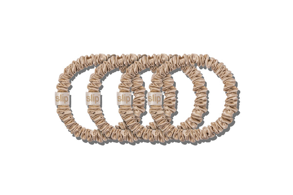 Back to Basics Blonde Skinny Scrunchies